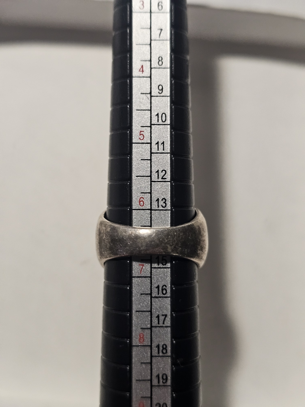 Sterling Silver 925 Domed Monogram Ring - Size 6.5 - Picture 2 of 2
